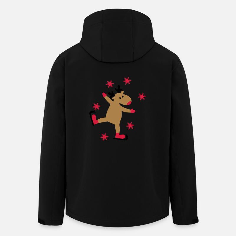 Weihnachten - Recycelte Männer Softshell-Jacke von Stanley/Stella - Schwarz