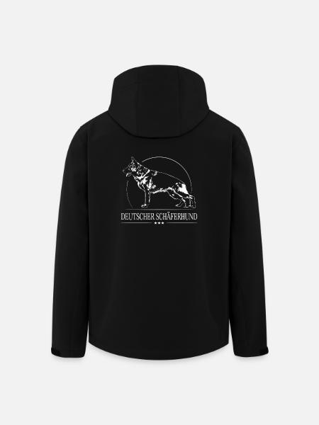 DEUTSCHER SCHÄFERHUND IGP Wilsigns Hunde Hund - Recycelte Männer Softshell-Jacke von Stanley/Stella - Schwarz