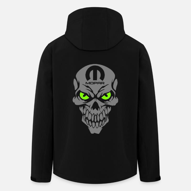 Mopar Skull - Recycelte Männer Softshell-Jacke von Stanley/Stella - Schwarz
