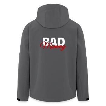 Bad Mommy - Bad Mom - Recycelte Männer Softshell-Jacke von Stanley/Stella - Schwarz - Hinten - AI Model Male 185 light (185cm)
