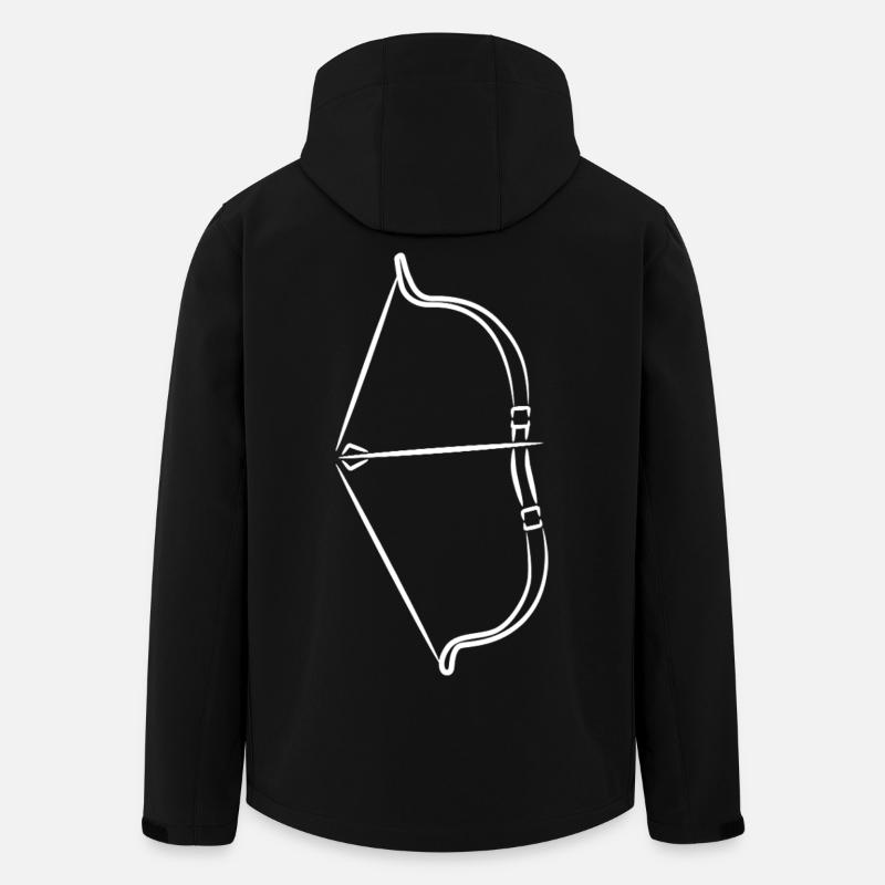 Bow and arrow - Men’s Recycled Softshell Jacket by Stanley/Stella - black