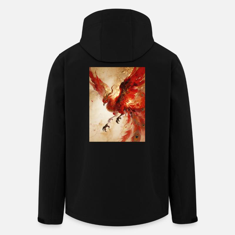 Der Phönix erhebt sich: Himmlischer Glanz - Recycelte Männer Softshell-Jacke von Stanley/Stella - Schwarz