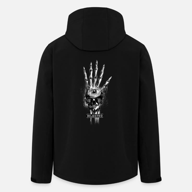 Rejected - Recycelte Männer Softshell-Jacke von Stanley/Stella - Schwarz