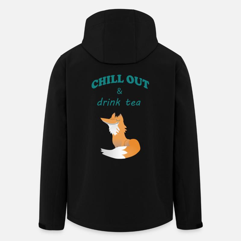 chill out - Men’s Recycled Softshell Jacket by Stanley/Stella - black