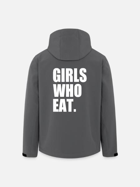 Girls who eat - Men’s Recycled Softshell Jacket by Stanley/Stella - black