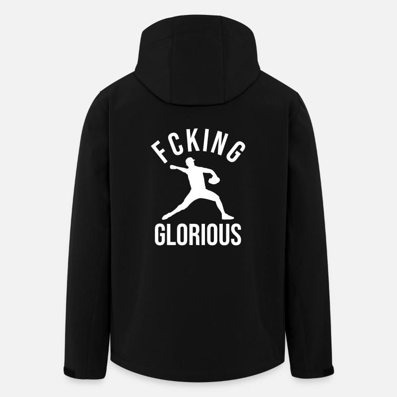 Cooler Baseballspieler - Recycelte Männer Softshell-Jacke von Stanley/Stella - Schwarz