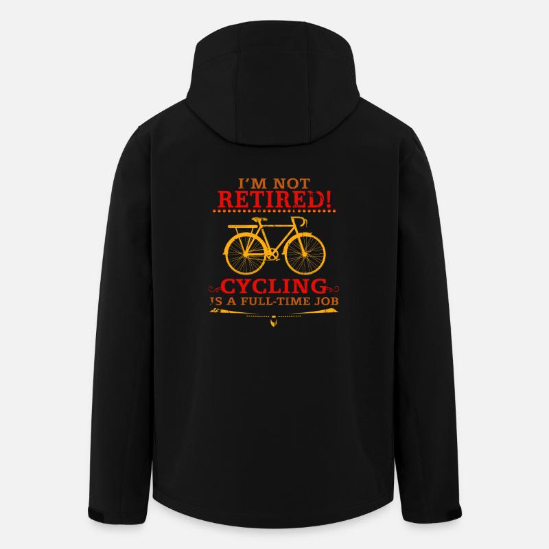 Bicycle Pension Retired - Men’s Recycled Softshell Jacket by Stanley/Stella - black