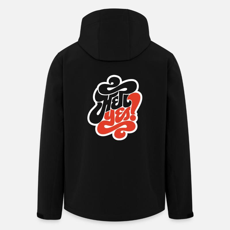 hell yes ! - Veste softshell homme en polyester recyclé Stanley/Stella - noir