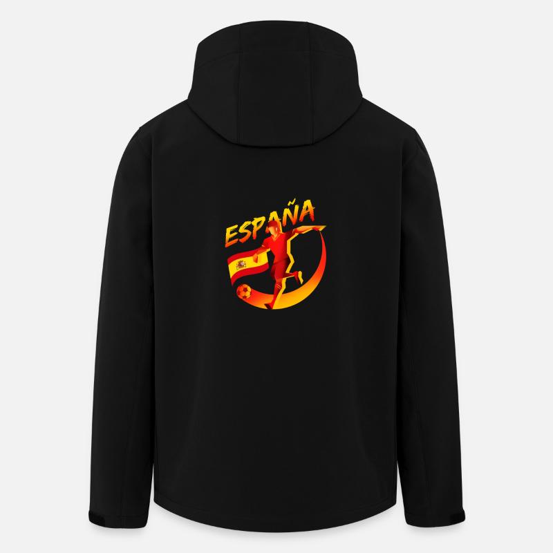 ESPANA - CHEMISE DE SOCCER - Veste softshell homme en polyester recyclé Stanley/Stella - noir