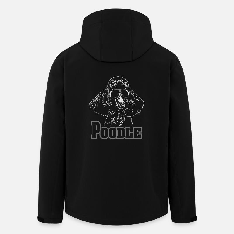 POODLE cool - Recycelte Männer Softshell-Jacke von Stanley/Stella - Schwarz