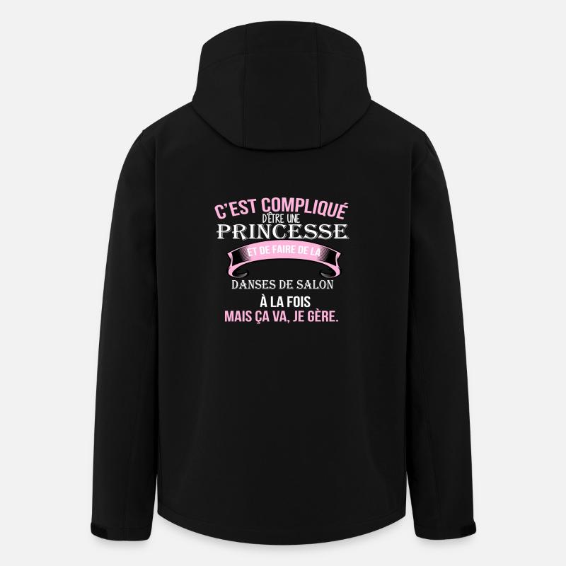 Danses de salon - Veste softshell homme en polyester recyclé Stanley/Stella - noir