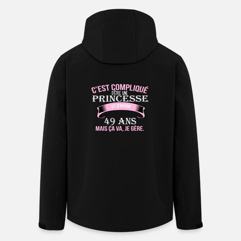 49 ans - Veste softshell homme en polyester recyclé Stanley/Stella - noir