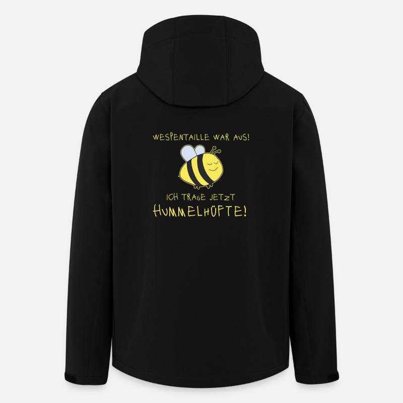 Hummel Dick Lustig - Recycelte Männer Softshell-Jacke von Stanley/Stella - Schwarz