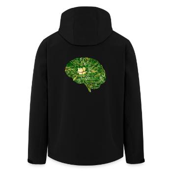 Cerveau - Ordinateur de bord - Intelligence artificielle - Veste softshell homme en polyester recyclé Stanley/Stella - noir - Dos - AI Model Male 185 light (185cm)