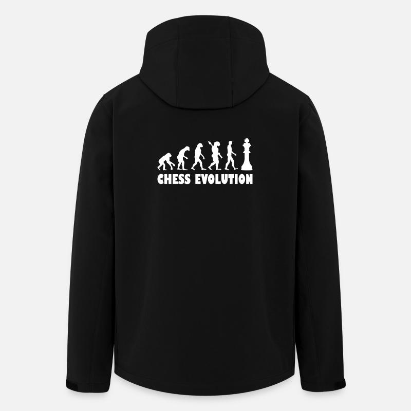Chess Evolution - White - Recycelte Männer Softshell-Jacke von Stanley/Stella - Schwarz