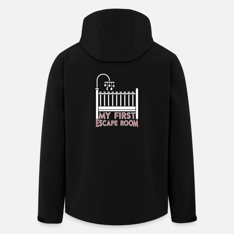 My First Escape Room - Men’s Recycled Softshell Jacket by Stanley/Stella - black