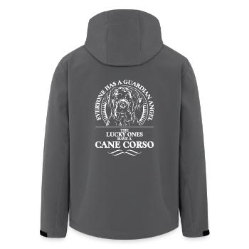 CANE CORSO Ange Gardien Le Chien De Wilsign Dire - Veste softshell homme en polyester recyclé Stanley/Stella - noir - Dos - AI Model Male 185 light (185cm)