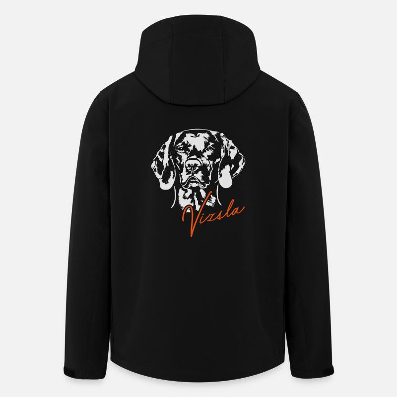 VIZSLA - Magyar Vizsla - Veste softshell homme en polyester recyclé Stanley/Stella - noir
