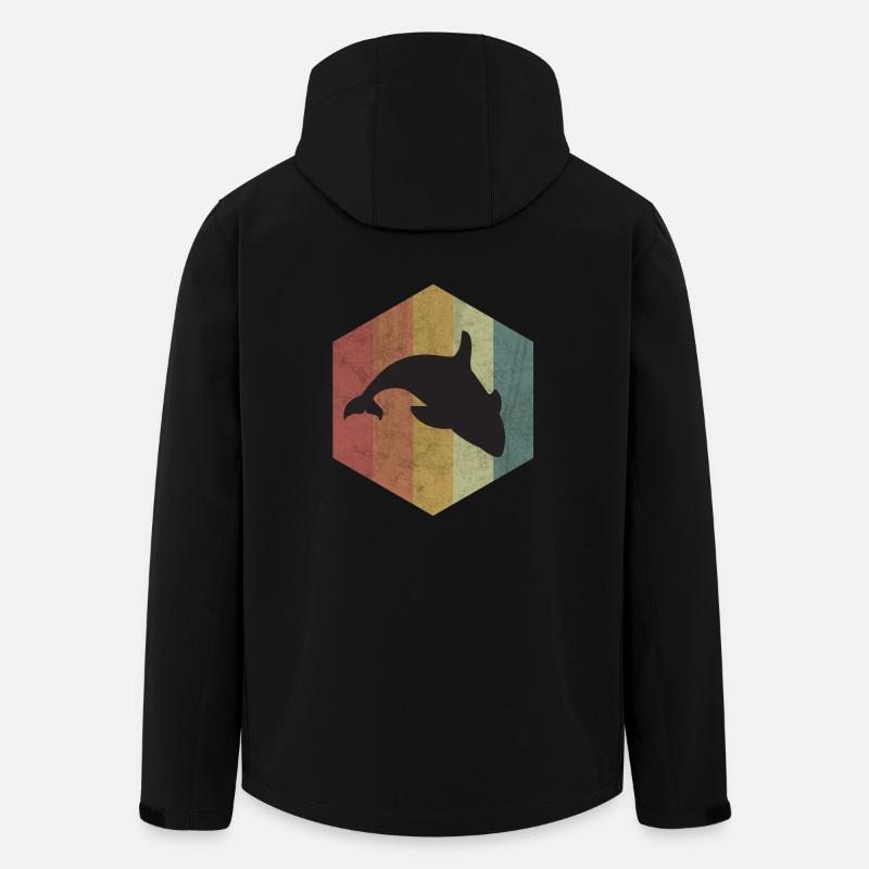 Orca - Veste softshell homme en polyester recyclé Stanley/Stella - noir