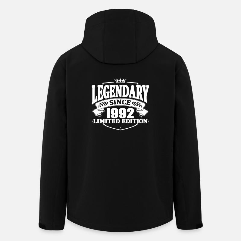 Légendaire depuis 1992 - Veste softshell homme en polyester recyclé Stanley/Stella - noir
