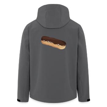 eclair_chocolat - Recycelte Männer Softshell-Jacke von Stanley/Stella - Schwarz - Hinten - AI Model Male 185 light (185cm)