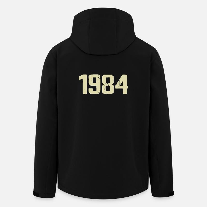 Jubiläum 1984 - Recycelte Männer Softshell-Jacke von Stanley/Stella - Schwarz