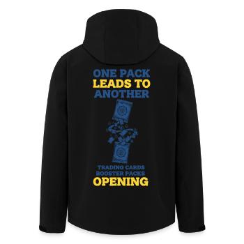 Un paquet mène à l’ouverture d’un autre cartes à collectionner - Veste softshell homme en polyester recyclé Stanley/Stella - noir - Dos - AI Model Male 185 light (185cm)