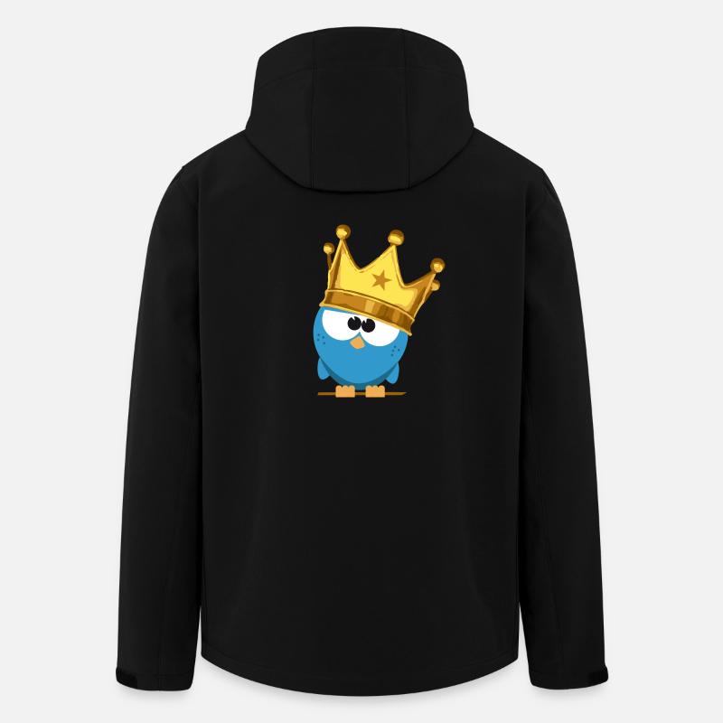 King Birdie - Recycelte Männer Softshell-Jacke von Stanley/Stella - Schwarz