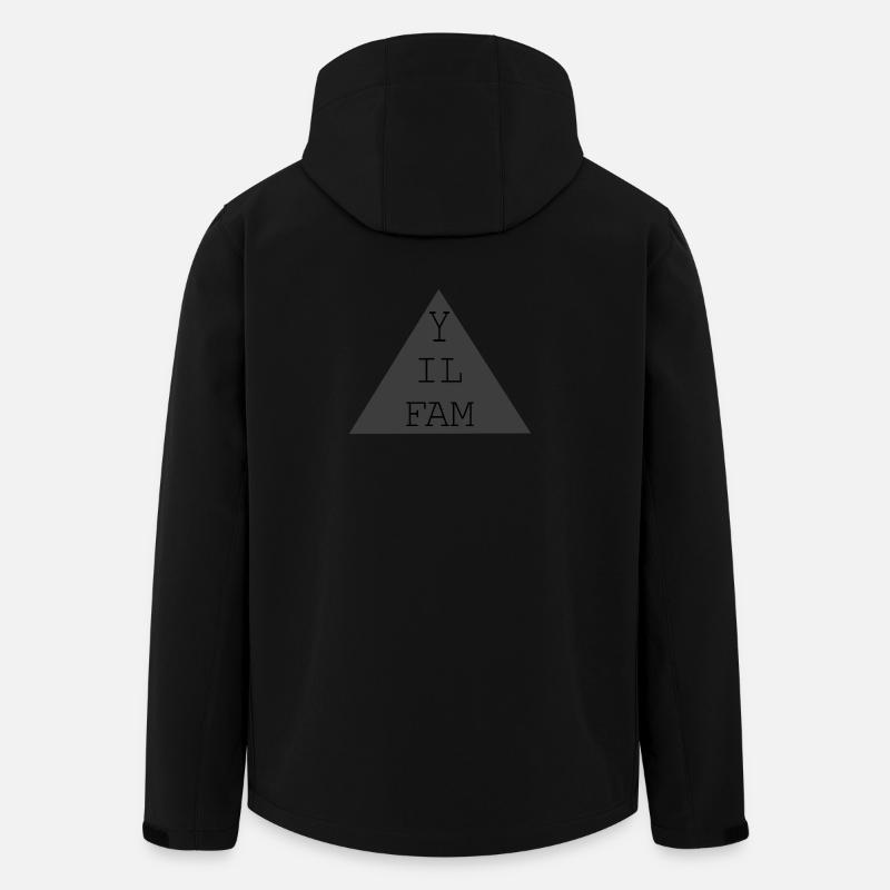 Familie - Recycelte Männer Softshell-Jacke von Stanley/Stella - Schwarz