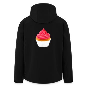 petit gâteau muffins bakery22 de cuisson gâteau gâteau - Veste softshell homme en polyester recyclé Stanley/Stella - noir - Dos - AI Model Male 185 light (185cm)
