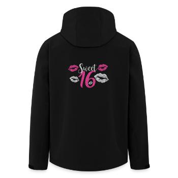Sweet sixteen sixteenth - Men’s Recycled Softshell Jacket by Stanley/Stella - black - Back - AI Model Male 185 light (185cm)