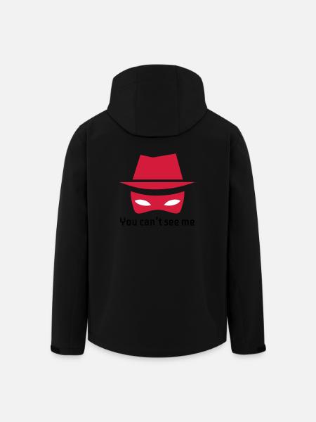Der unsichtbare Spion - Recycelte Männer Softshell-Jacke von Stanley/Stella - Schwarz