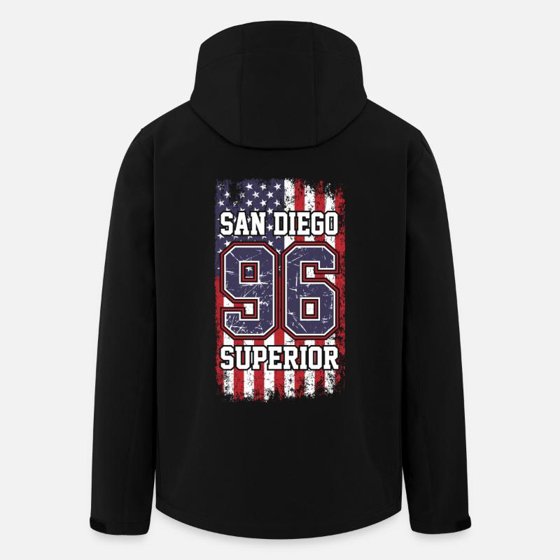 San Diego - Recycelte Männer Softshell-Jacke von Stanley/Stella - Schwarz