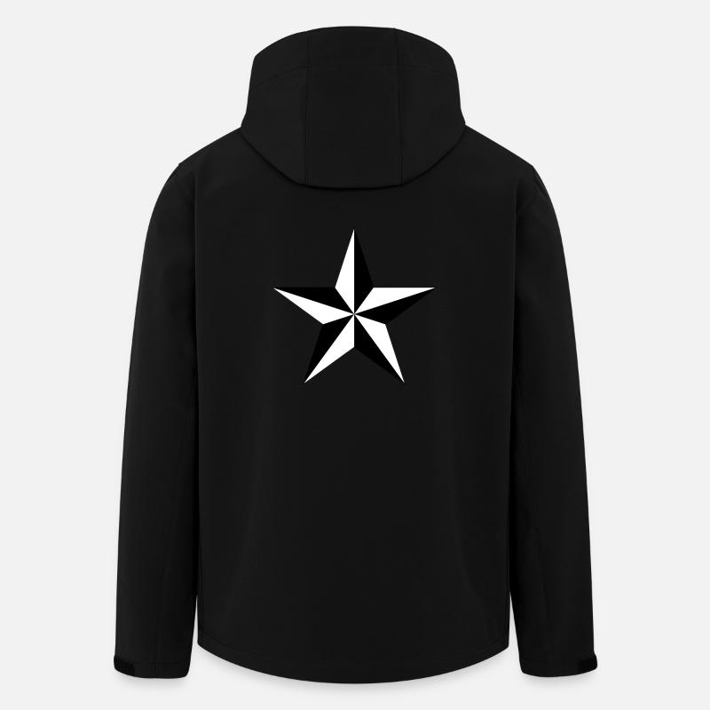 nautical star - Recycelte Männer Softshell-Jacke von Stanley/Stella - Schwarz