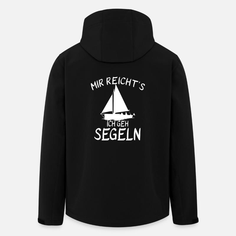 Enough to go sailing - Men’s Recycled Softshell Jacket by Stanley/Stella - black