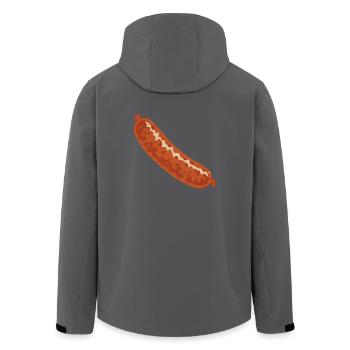 saucisse - Veste softshell homme en polyester recyclé Stanley/Stella - noir - Dos - AI Model Male 185 light (185cm)