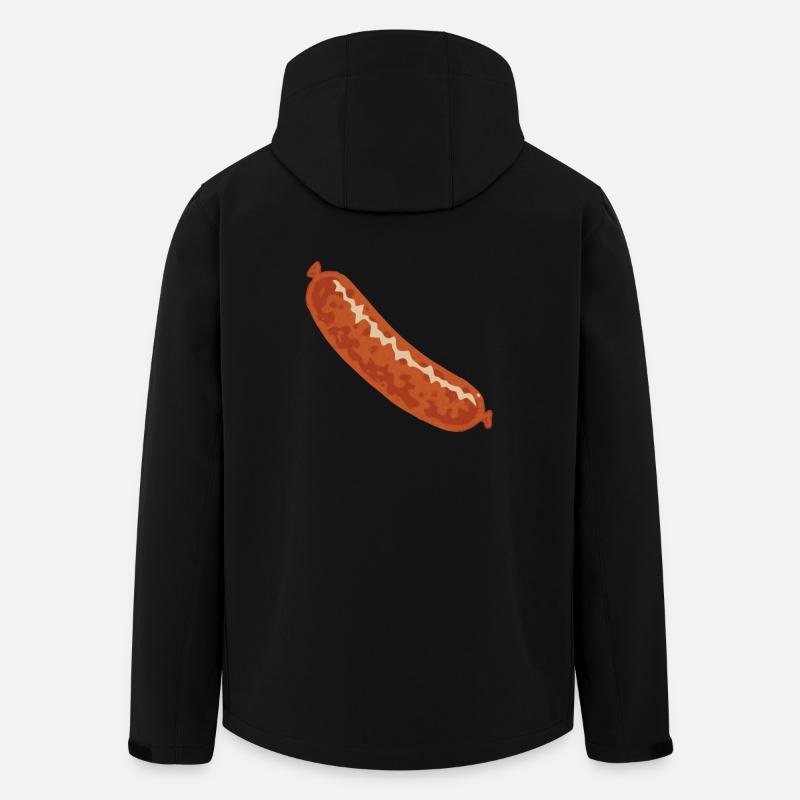 Wurst - Recycelte Männer Softshell-Jacke von Stanley/Stella - Schwarz