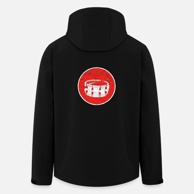 Geschenk drums trommel drum - Recycelte Männer Softshell-Jacke von Stanley/Stella - Schwarz