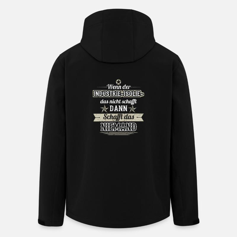 CADEAUX CRÉE NO Isolants industriels - Veste softshell homme en polyester recyclé Stanley/Stella - noir