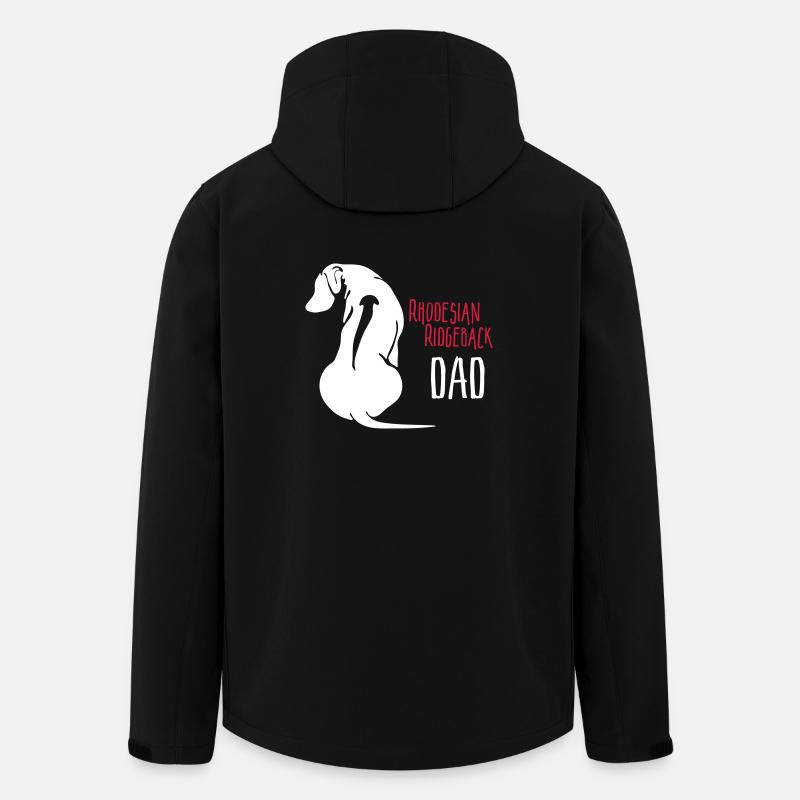 Rhodesian Ridgeback Dad - Recycelte Männer Softshell-Jacke von Stanley/Stella - Schwarz