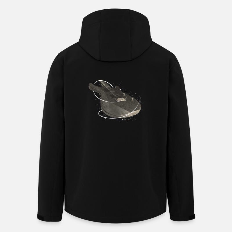 Guitar - Guitar - Men’s Recycled Softshell Jacket by Stanley/Stella - black