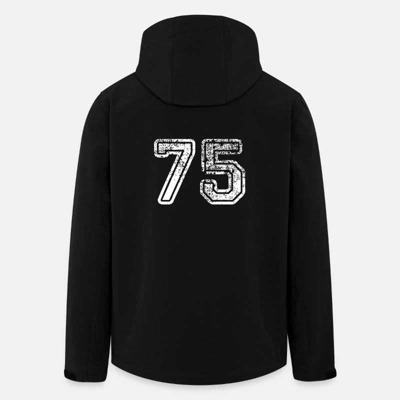 75 - Recycelte Männer Softshell-Jacke von Stanley/Stella - Schwarz