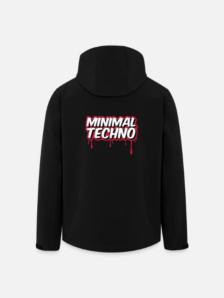 MINIMAL TECHNO - Men’s Recycled Softshell Jacket by Stanley/Stella - black