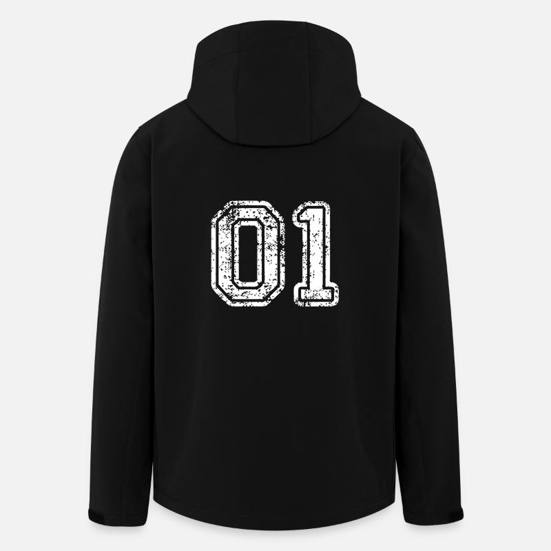 01 - Recycelte Männer Softshell-Jacke von Stanley/Stella - Schwarz