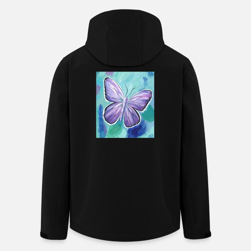 papillon - Veste softshell homme en polyester recyclé Stanley/Stella - noir