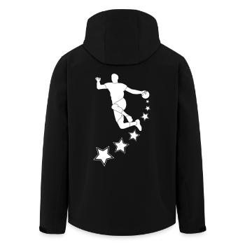 STAR 2 - Veste softshell homme en polyester recyclé Stanley/Stella - noir - Dos - AI Model Male 185 light (185cm)