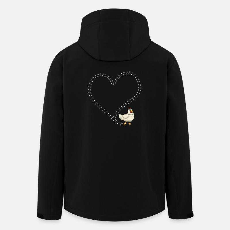 Chicken chicken - Men’s Recycled Softshell Jacket by Stanley/Stella - black