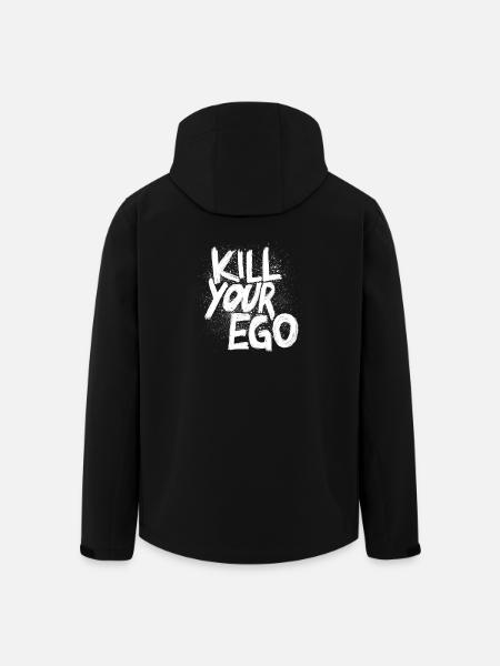 Kill your Ego - Men’s Recycled Softshell Jacket by Stanley/Stella - black