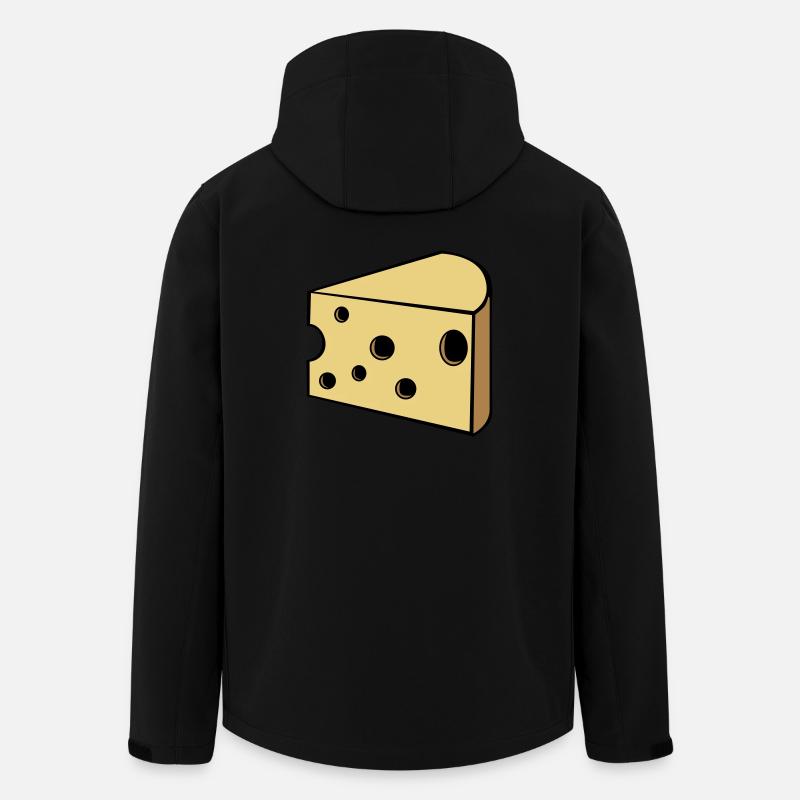 cheese - Men’s Recycled Softshell Jacket by Stanley/Stella - black