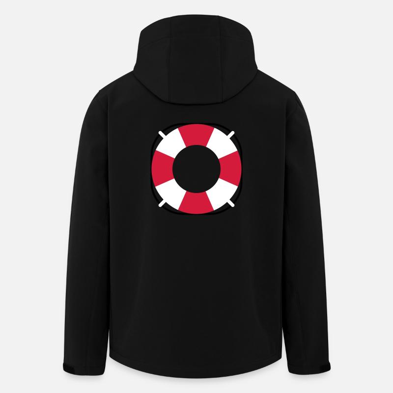 Treetanic Rettungsring - Recycelte Männer Softshell-Jacke von Stanley/Stella - Schwarz